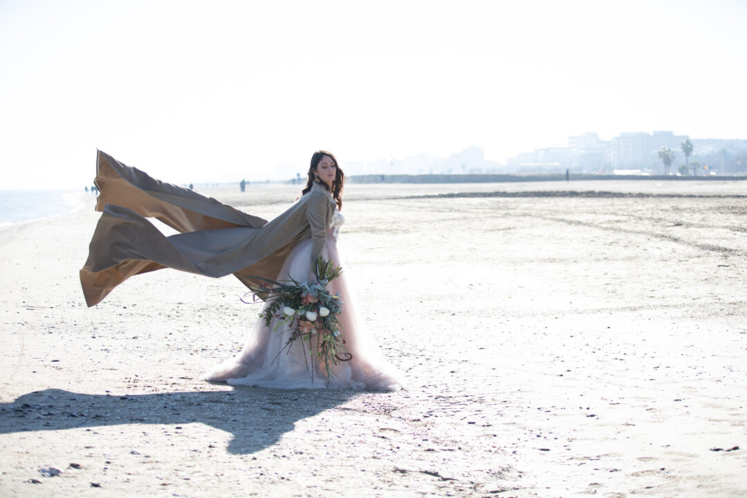 abito da sposa per spiaggia unconventional